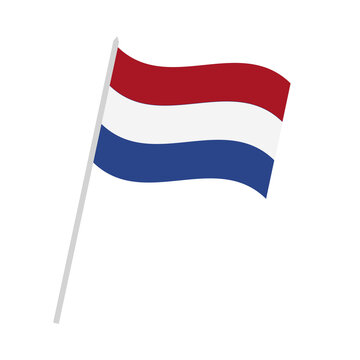 Flag of the Netherlands illustration
