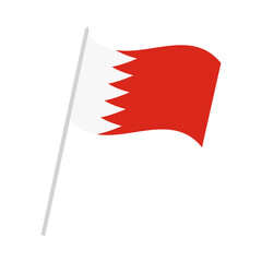 Obraz premium Flag of Bahrain illustration 