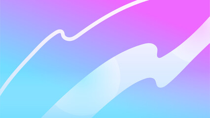 3D background geometric light dark blue purple flow line wave glow modern abstract gradient simple