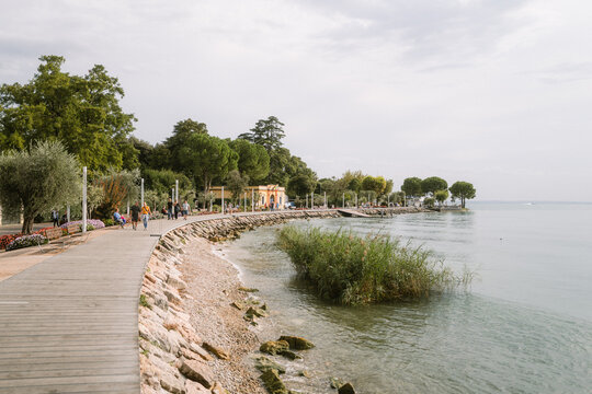 Promenade am Gardasee in Bardolino