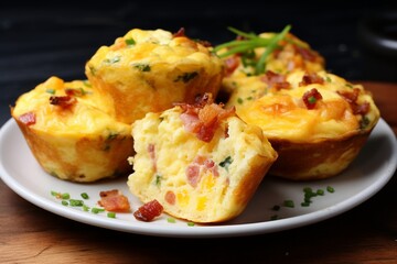 Morning Delight: Bacon and Cheddar Breakfast Egg Muffins