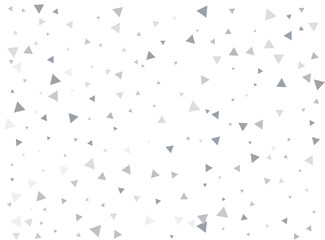 Magic Silver Triangular Confetti