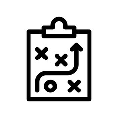strategy line icon
