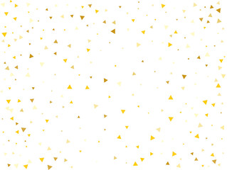 Holiday Golden Triangular Confetti