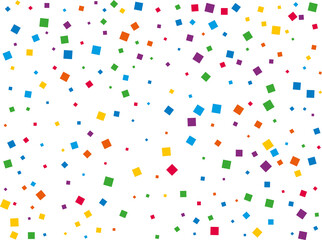 Luxury Rainbow Square Confetti