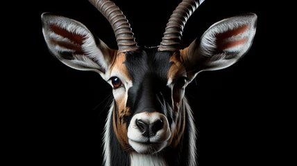 Fotobehang portrait of an antelope © RozaStudia