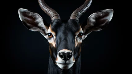 Meubelstickers portrait of an antelope © RozaStudia