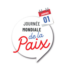 journée mondiale de la paix le premier janvier