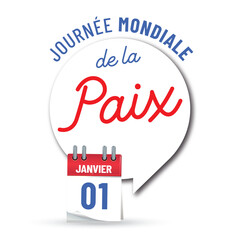 journée mondiale de la paix le premier janvier