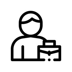 employee line icon