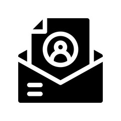 envelope glyph icon