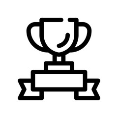 Fototapeta premium cup line icon