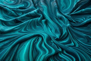 Radiant teal and neon cyan blending into a mesmerizing high-definition liquid color tapestry.