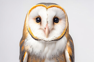 portrait of a barn owl