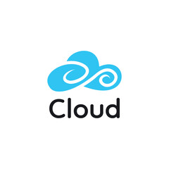Letter C Cloud Logo