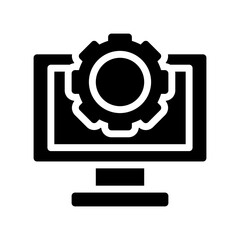 computer glyph icon