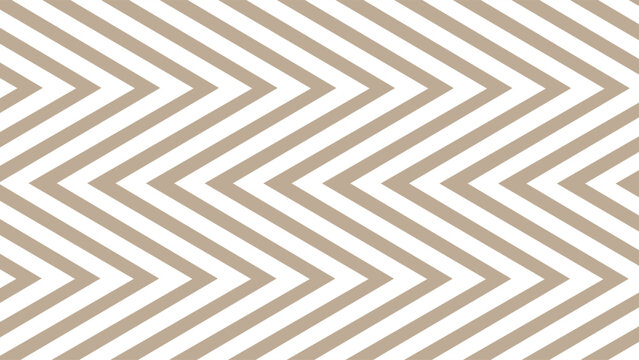 Brown and white zigzag wave geometric pattern background