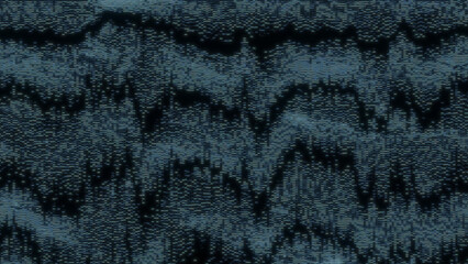 Glitch noise static television VFX. Visual video effects stripes background, CRT tv screen no signal glitch effect - 676321141