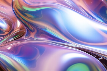 .Holographic Liquid Drops on Abstract Background