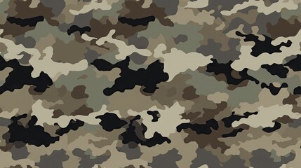 Seamless army masking design for hunting textile fabric printing and wallpaper. Design for fashion abstract background - obrazy, fototapety, plakaty