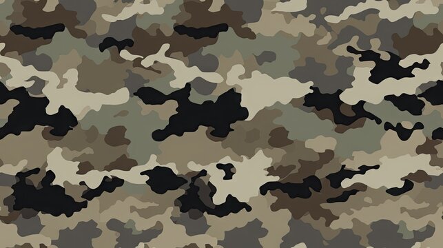 Seamless army masking design for hunting textile fabric printing and wallpaper. Design for fashion abstract background