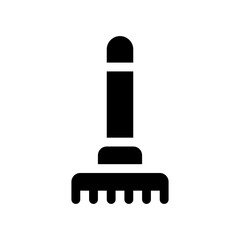 rake glyph icon
