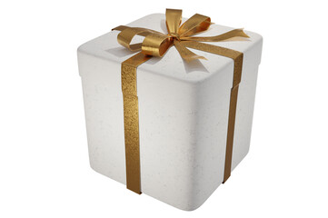 3D Illustration, Realistic White Gift Boxes
