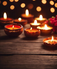 Obraz na płótnie Canvas Happy Diwali greetings celebration