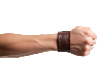 Stunning Brown Arm Bands Isolated on Transparent Background PNG.