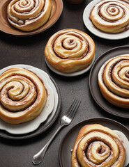 Fototapeta premium cookies with seeds