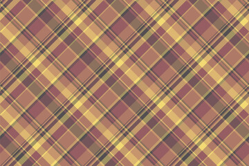 Seamless fabric texture of textile background tartan with a plaid pattern check vector.