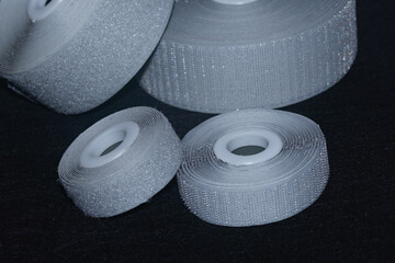 Velcro tape in rolls, sewing and sewing accessories.