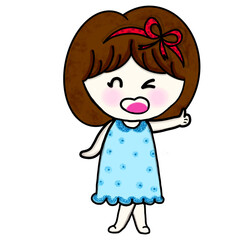 Children raise their hands in appreciation