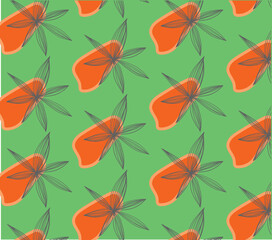 Flower illustration floral pattern backdrop