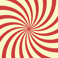 red sunburst background vector illustration