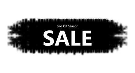 sale label. end of season sale tag. we are giving discount