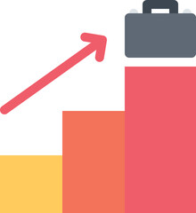 design vector image icons career ladder