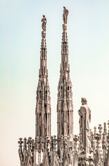 Roof of Milan Cathedral Duomo di Milano