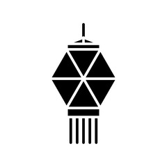 lantern glyph icon