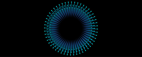 Equalizer sound wave rhythm blue green line dynamic abstract vector background - obrazy, fototapety, plakaty
