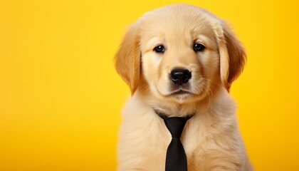 Charming and lovable studio shot of an adorable dog with an isolated solid color background
