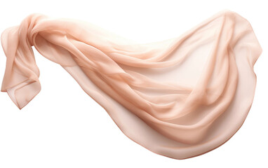 Amazing Sheer Scarf Design Isolated on Transparent Background PNG.
