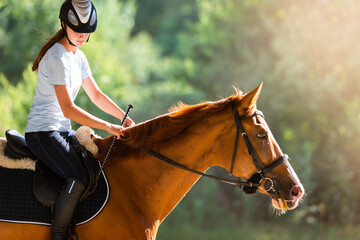  woman riding a horse