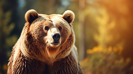 Obraz premium brown bear portrait