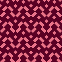 Seamless pattern with geometric motifs in 2 colors