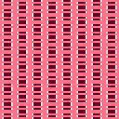 Seamless pattern with geometric motifs in 3 colors