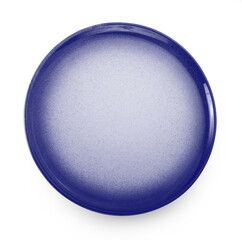 empty plate isolated on white background.