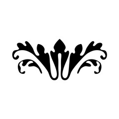 Decorative divider element. Border florish 