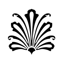 Decorative divider element. Border florish 