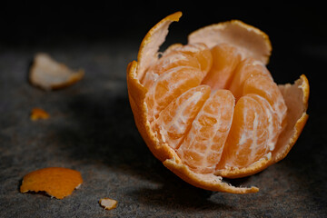 Eine frische Mandarine